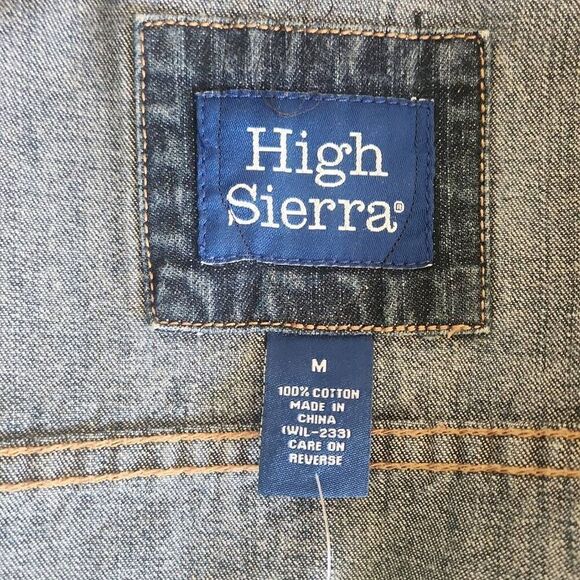 High Sierra Custom Upcycled Denim Jacket, - Picture 11 of 11
